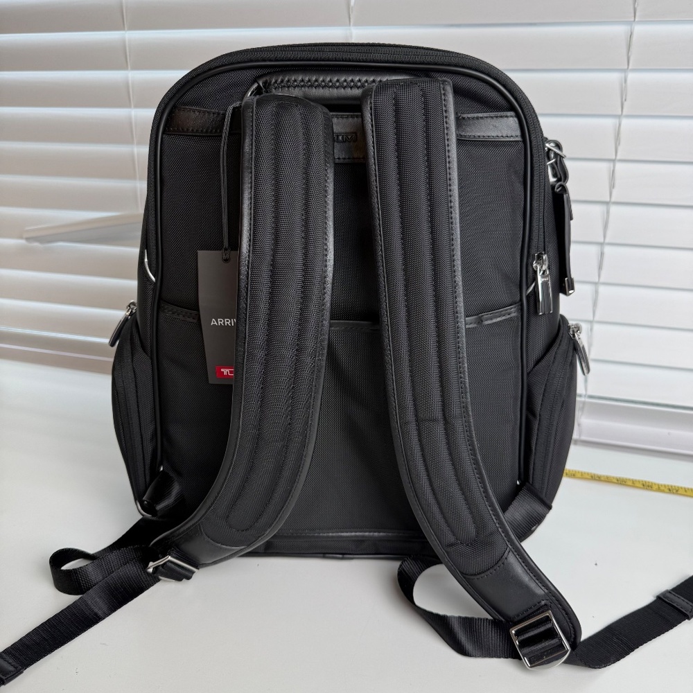 Tumi Mens Black Arrive Travel Grantley Backpack - Picture 2 of 16